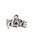 Lot de 10 breloques pendentifs "hope"