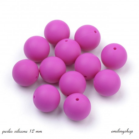 lot de 10 perles en silicone enfant attache tétine rose