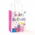 1 sac cadeau carton sachet fantaisie joyeux anniversaire happy birthaday