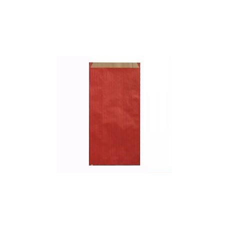 Pochettes cadeau papier kraft rouge